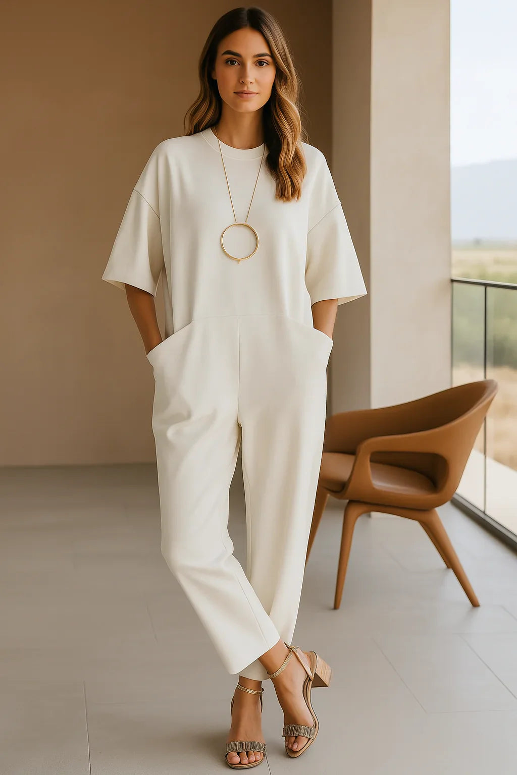 Sidonie | Combinaison Décontractée À Manches Amples